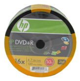 HP DVD+R 16X blank white